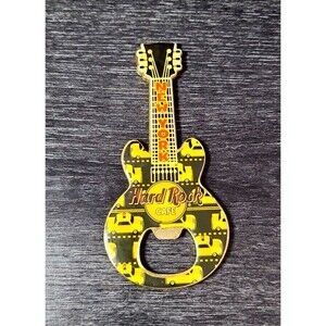 Hard Rock Cafe NYC New York Guitar Bottle Opener Magnet V15 - RARE Design